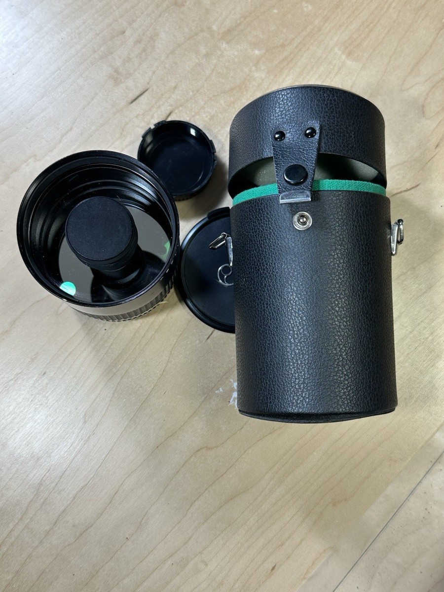 Makinon MC Mirror Reflex 500mm f:8 Lens Canon FD Mount with Case