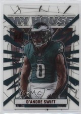 2023 Panini Clearly Donruss Clearly My House Red 57/100 D'Andre Swift #10 0ud4