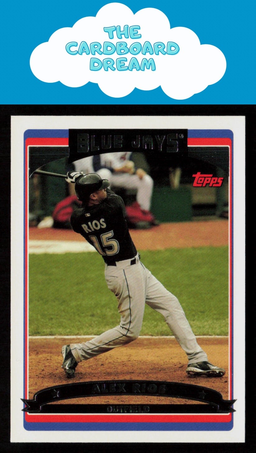 Alex Rios 2006 Topps #577 Toronto Blue Jays Baseball Card