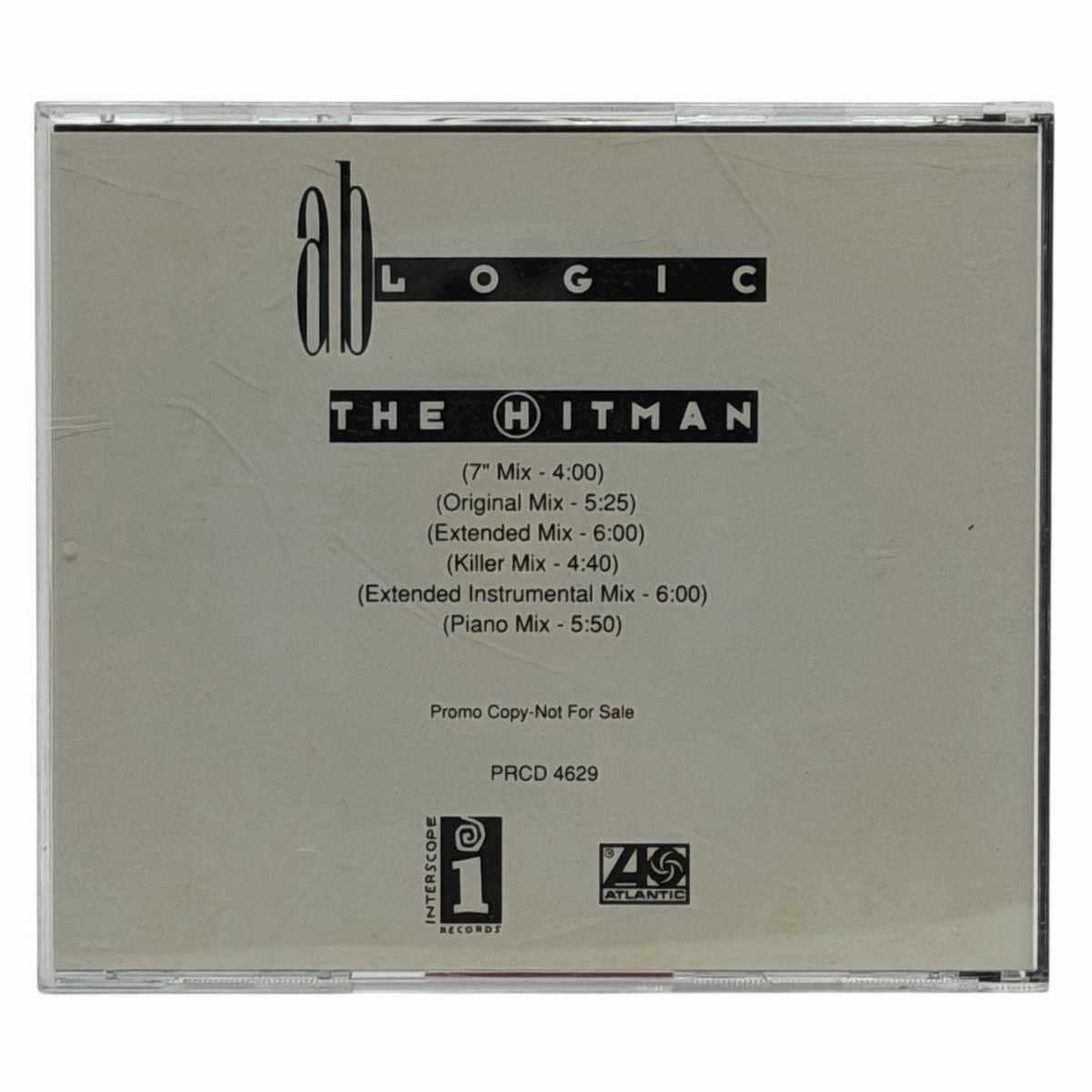 Ab Logic - The Hitman (CD, 1992) Interscope Records Promo Single