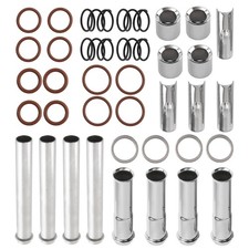 Chrome Pushrods Cover Kit Adjustable for Harley Touring Dyna Softail 1999-2017