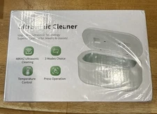 Ultrasonic Jewelry Cleaner, 48Khz 30W Portable Professional Jewelry Cleaner-NEW