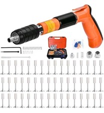 Manual Steel Nail Gun 220Pcs Nails 5 Speed Adjustable Concrete Nail Gun Kit