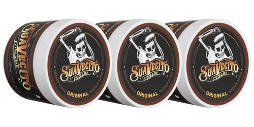 Suavecito Pomade Original Hold 4 oz 3 Pack - Medium Hold Hair Pomade For Men ...