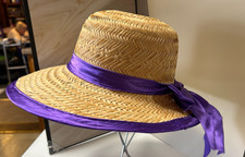 Vintage Baihehua Straw Nantong Fanyun Chun Sun Beach Hat