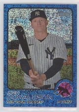 2022 Topps Heritage High Number Chrome Blue Sparkle Josh Donaldson #708 0jk3