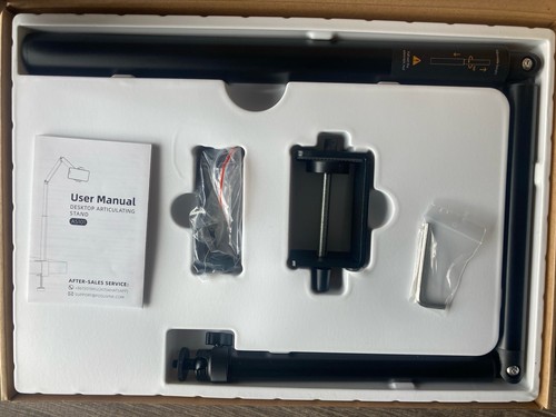 Articulating Phone Stand for Desktop - Best Design-Heavy Duty (BLK) New in Box - Picture 8 of 8
