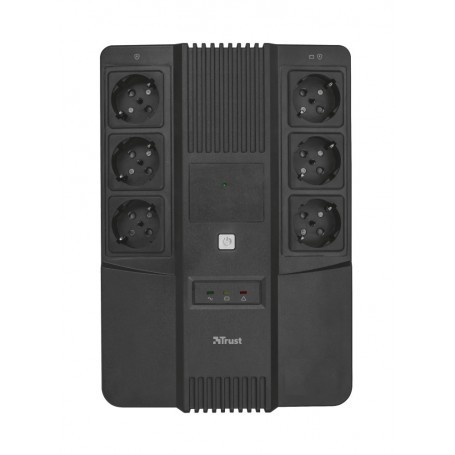 Trust Maxxon Gruppo di Continuita UPS 800VA con 6 Prese - Afbeelding 2 van 2
