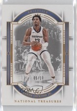 2023-24 Panini National Treasures Gold 5/10 Jaren Jackson Jr #67 09ai