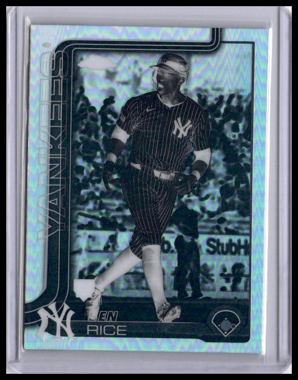 2025 Topps Chrome #139 Ben Rice Negative Refractors