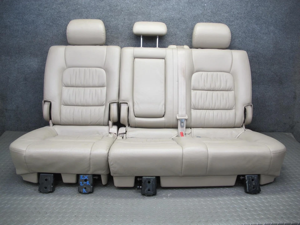 Juego de 2 asientos traseros de cuero izquierdo y derecho Lexus LX470 1998-2002 Foto 2 de 4