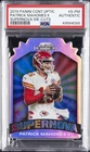 2019 CONTENDERS OPTIC SUPERNOVA DIE-CUTS #S-PM PATRICK MAHOMES II PSA AUTHENTIC
