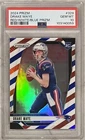 2024 PANINI PRIZM RED/WHITE/BLUE PRIZM #329 DRAKE MAYE ROOKIE RC PSA 10 GEM MINT
