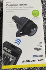 SCOSCHE Bluetooth FM Transmitter Wireless Hands Free Car Kit Charging Ports