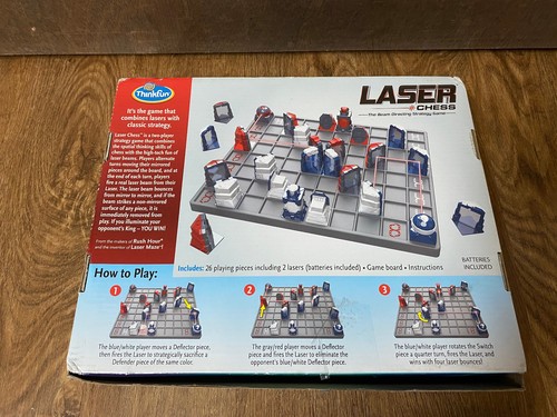 Thinkfun Laser Chess The Beam Directing Strategy Game 2 Player. Complete / Works - Afbeelding 2 van 8