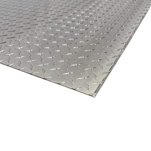 Placa de diamante de aluminio de 12" x 36" de 0,125" de espesor (1/8 pulgada) - Placa de rodadura, aleación 3003 Foto 2 de 4