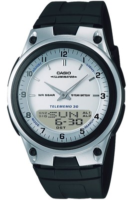 Casio Collection AW-80-7AJH Men's Black Wristwatch