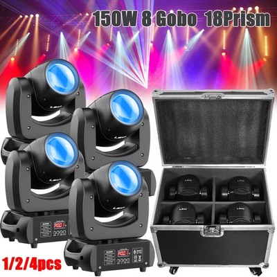 150W LED Beam Moving Head 18Prism 8 GOBO Stage Light DMX dj Spot Party Lighting