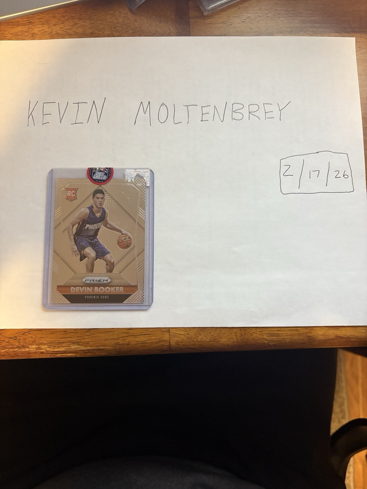 2015 Panini Prizm Rookie Devin Booker #308 Phoenix Suns NBA Basketball Card