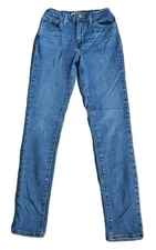 Levi’s 721 High Rise Skinny Stretch Blue Denim Jeans Women’s Sz 28×30