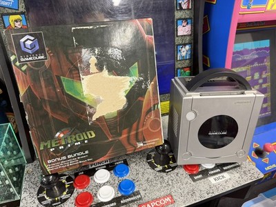 2001 Nintendo Gamecube Metroid Prime Bundle w/ Box **No Game + No Controller**