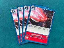 Atomic Blaster ST7-12 Playset Starter Deck Gallantmon Digimon Card Game x4