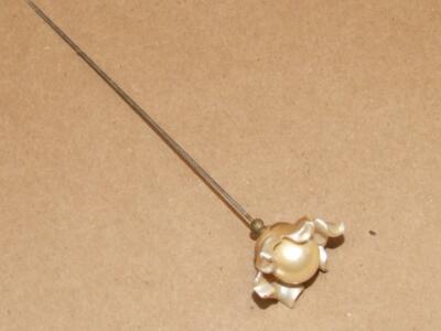 Vintage Antique Victorian Celluloid Faux Pearl 4 inch Long  display picture 2