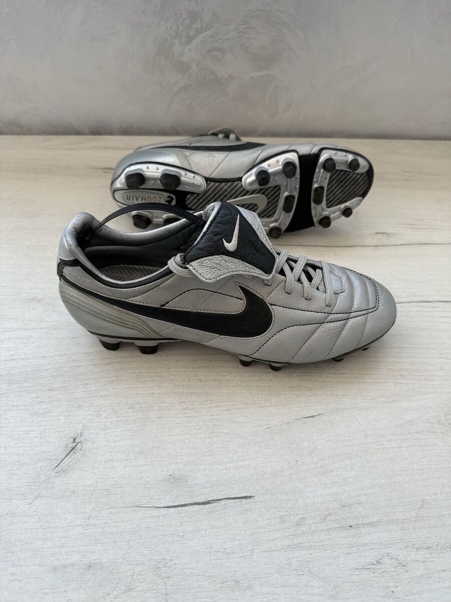 Nike Tiempo Legend Zoom Air Silver Football Cleats Boots Nike Tiempo Legend Zoom Air Silver Football Cleats Boots