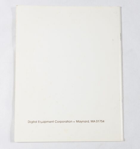Vintage DEC Digital Installing and using the LA50 Printer ST533B38 - Picture 2 of 4