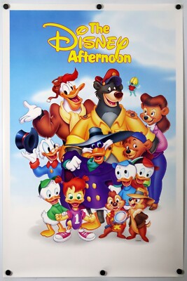 Disney Afternoons - original movie poster - 1996 27x41 Darkwing Duck , Chip Dale