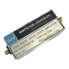WATKINS JOHNSON WJ-5202-16 LOW-NOISE SOLID STATE AMPLIFIER 2.2-23GHz