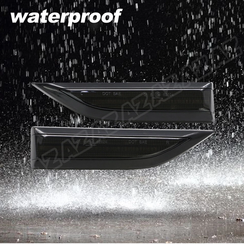 Für VW T6 LED Seitenblinker Bus Transporter Multivan Blinker schwarz Klavierl - Bild 3 von 4