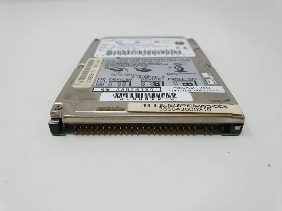 Toshiba P3440 HDD Hard Disk Drive 10GB IDE 2.5" Fujitsu MHM2100AT Genuine Item - Image 4 of 4