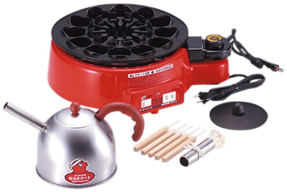 Bolas de pulpo automáticas para hacer Takoyaki Osaka plato caliente de comida callejera AC100V