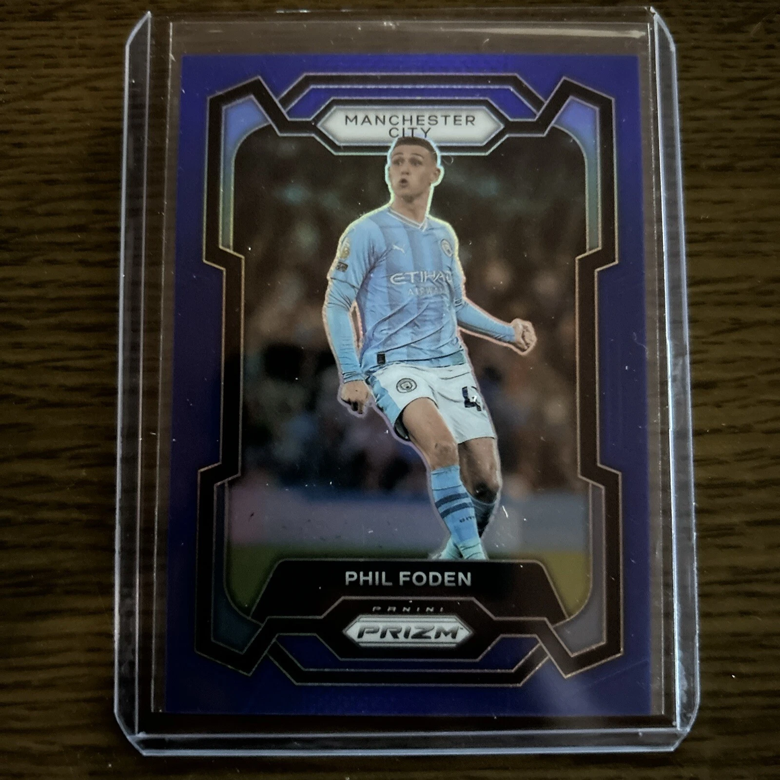 2023-24 Panini Prizm Premier League Blue Phil Foden 133/299 #2