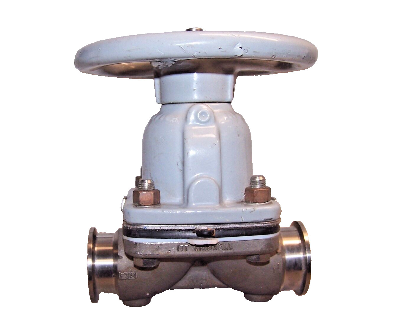 ITT DIA-FLO 1-1/2" STAINLESS STEEL SANITARY DIAPHRAGM VALVE 1820 CF3M