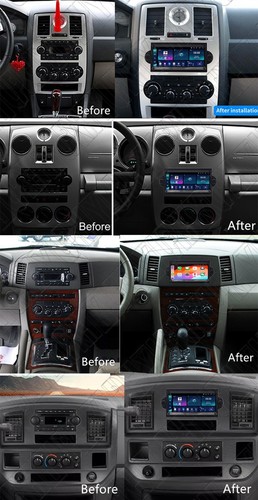 6.8'' 1G+16GB Android 13 Car Stereo Radio GPS Navigation For Dodge Chrysler Jeep - Picture 12 of 23