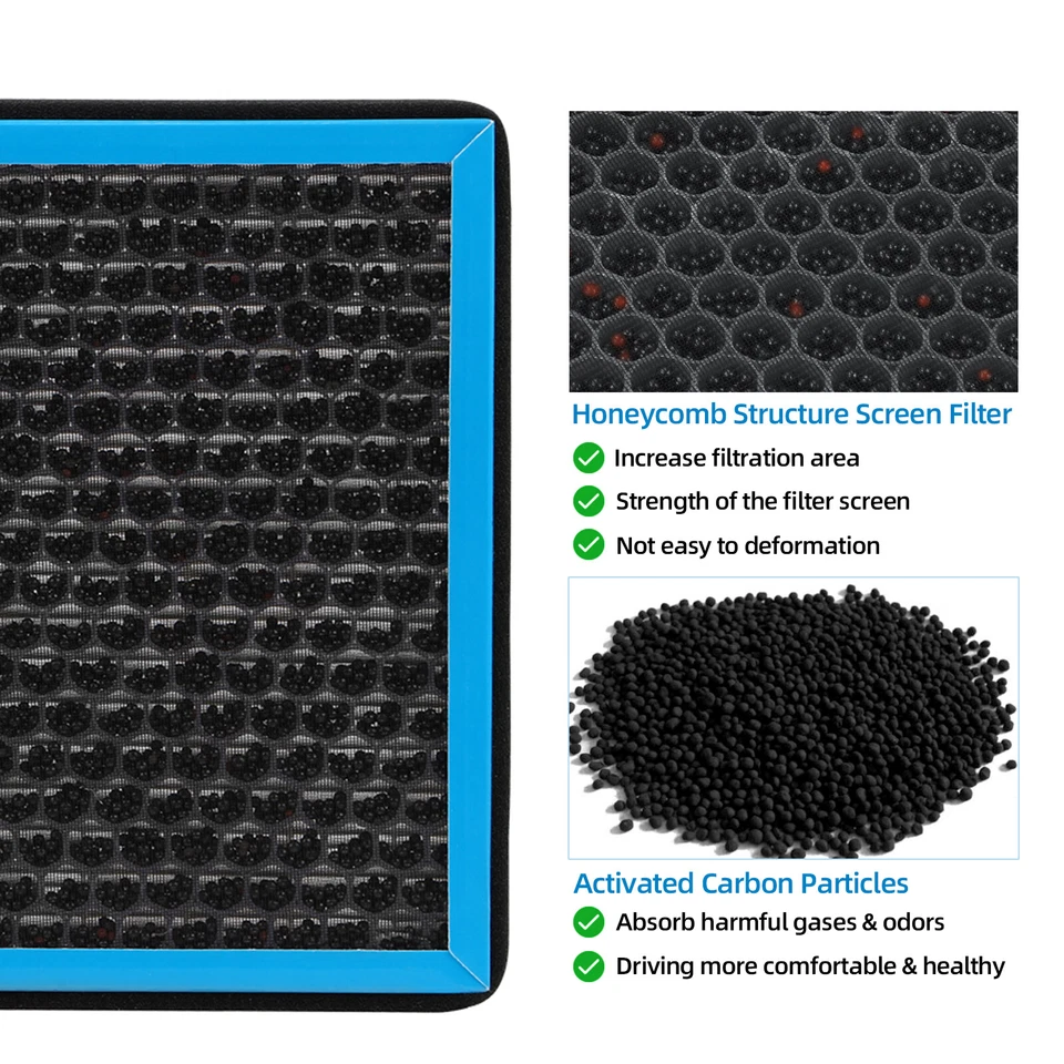 HEPA Cabin Air Filter for Lexus LS600H LX570 NX200T NX300 NX300H RX350 RX450H - Image 3 of 4