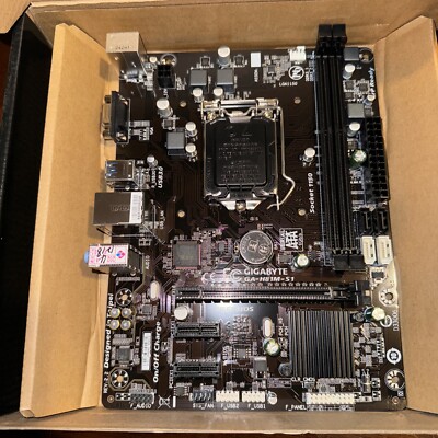 Gigabyte GA-H81M-S1 LGA 1150 Micro ATX DDR3 Motherboard With IO Shield