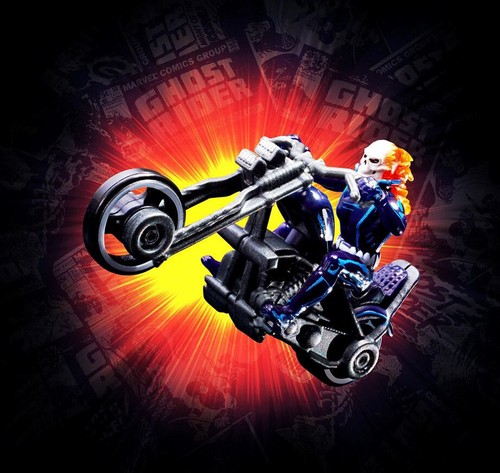 SDCC 2022 MATTEL HOT WHEELS GHOST RIDER MOTORCYCLE VEHICLE MARVEL 👻 New Sealed - Picture 8 of 19