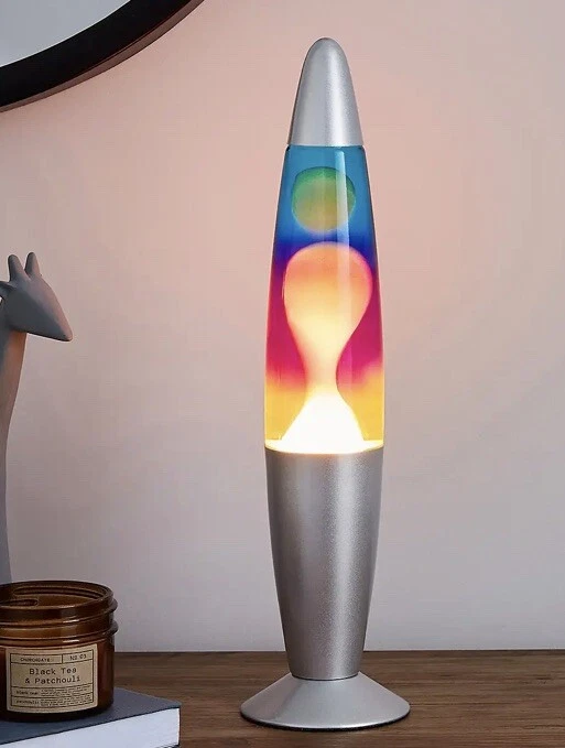 Rainbow lava sales lamp