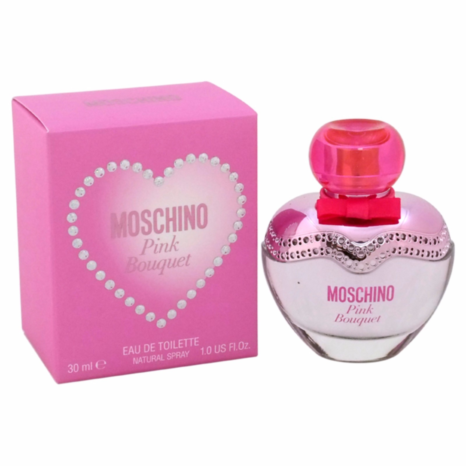 moschino pink bouquet gift set