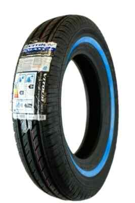 1 New Tire 155R15 Vitour Galaxy R1 82H 0.78'' Original White Side Wall (DOT:2022)