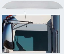 2005+ Peterbilt 379/386/389 Stainless Steel 5" Chopped Window Trim - Pair