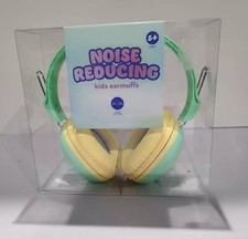 Vivitar Earmuffs Noise Reducing Kids Ages 5 Green  Yellow NEW Sealed Package