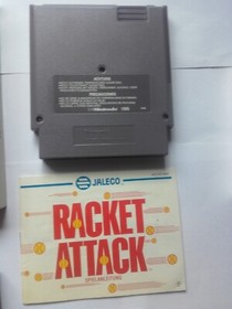 NES Spiel Racket Attack mit Ovp und Anleitung in sehr guten Zustand 