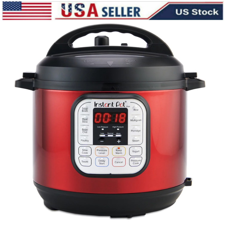Instant Pot Duo&trade; 6 Quart Multi-Cooker Slow Cooker, Red Sta