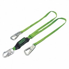 HONEYWELL MILLER Shock-Absorbing Lanyard, 6 FT, GREEN