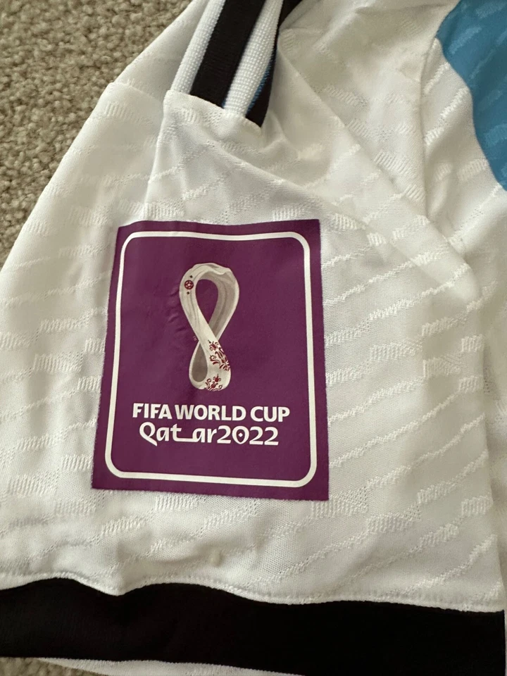 Qatar World Cup 2022 FINAL Argentina home jersey - Messi- RARE- Size XL - Image 2 of 4