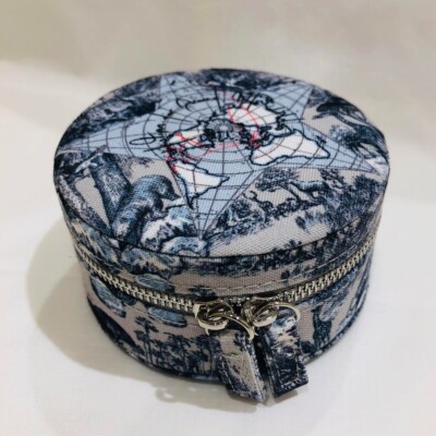 小物入れ DIOR Trinket box With shoulder chain DIOR BEAUTY 2024 Jewelry Case Around The World Motif Loyalty Gift
